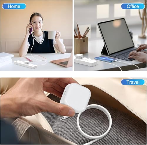 iPhone Charger Fast Charging, iPhone Type C Charger Plug Fast Charging with 2M USB C to Lightning Cable Lead for Apple iPhone 14 Pro Max/14/13 Pro/13 Plus/12 Pro/12 Mini/11/XS/XR/8/7/6/iPad Air - Image 5