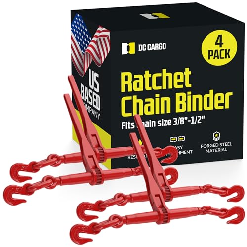 DC Cargo HeavyDuty Ratcheting Chain Binder 3/81/2