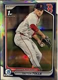 2024 Bowman Draft Chrome Payton Tolle Refractor Baseball Trading RC Rookie Card #BDC-63