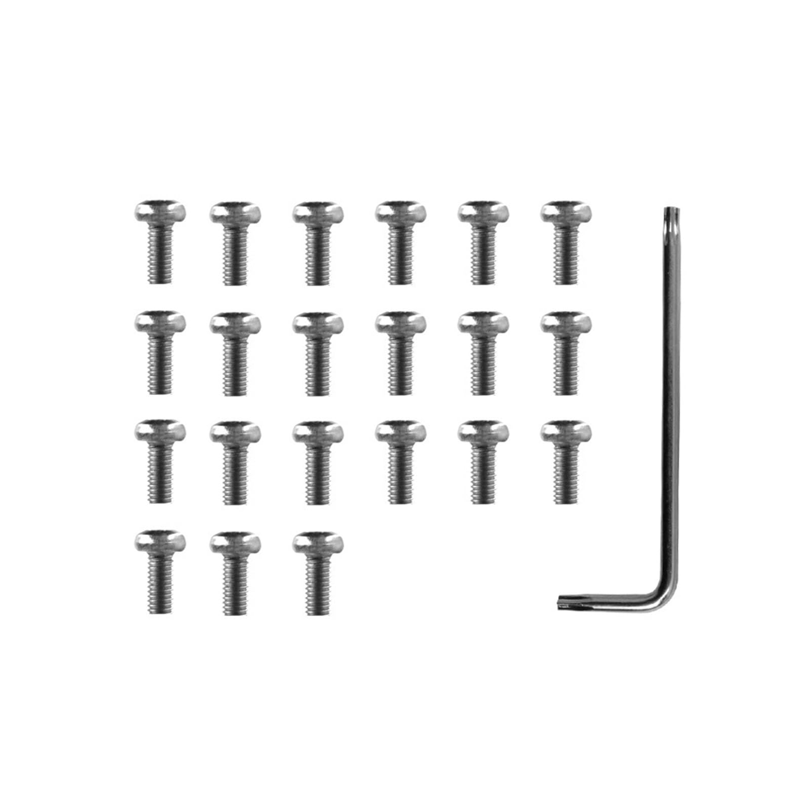 17/21 piezas de tornillos for la cubierta inferior del compartimento de la baterÃa, compatibles con las piezas de la placa inferior de la baterÃa del patinete eléctrico Xiaomi M365/Pro(21pcs screws)