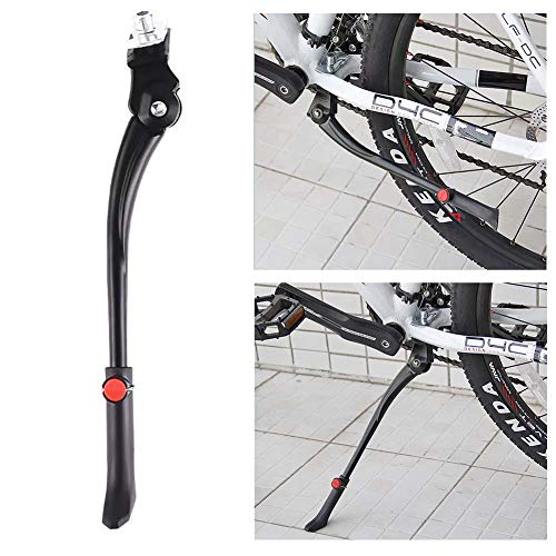 Bike Kickstand Adults- Adjustable Aluminium Alloy Bicycle Center Mount Kickstand Fit for 22\" 24\" 26\" 28\" Bike Kick Stand for Mountain Bike Road Bicycles Kickstand (red2)
