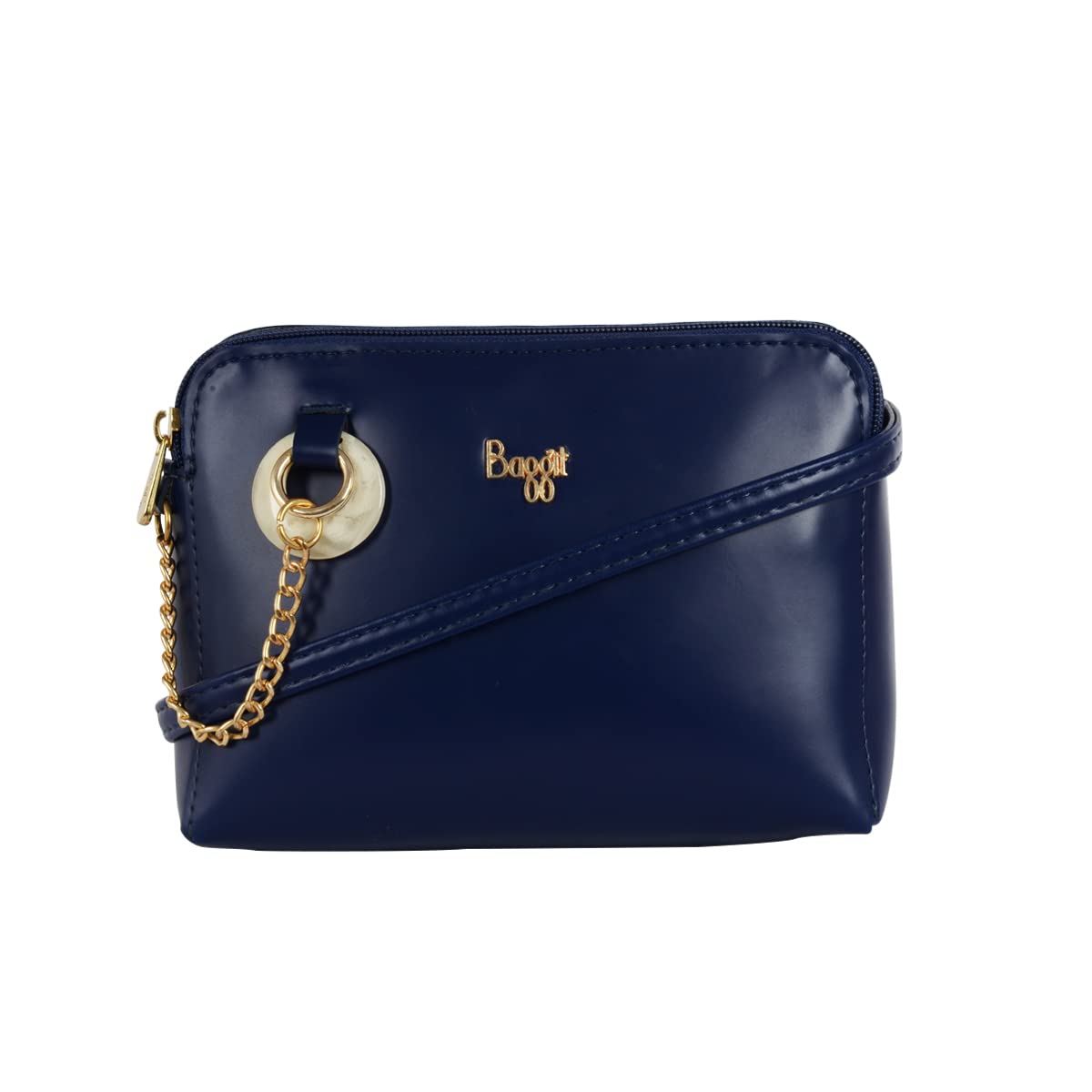Baggit Women Blue Saddel Sling Bag Xxxs Size | Ladies Stylish Casual Cross Body Purse Handbag (B0B8SZWG2C) Amazon Price History, Amazon Price Tracker