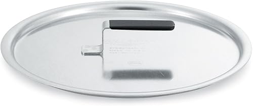 Cubierta plana de aluminio para utensilios de cocina con mango Torogard, 13-9/16" de diámetro