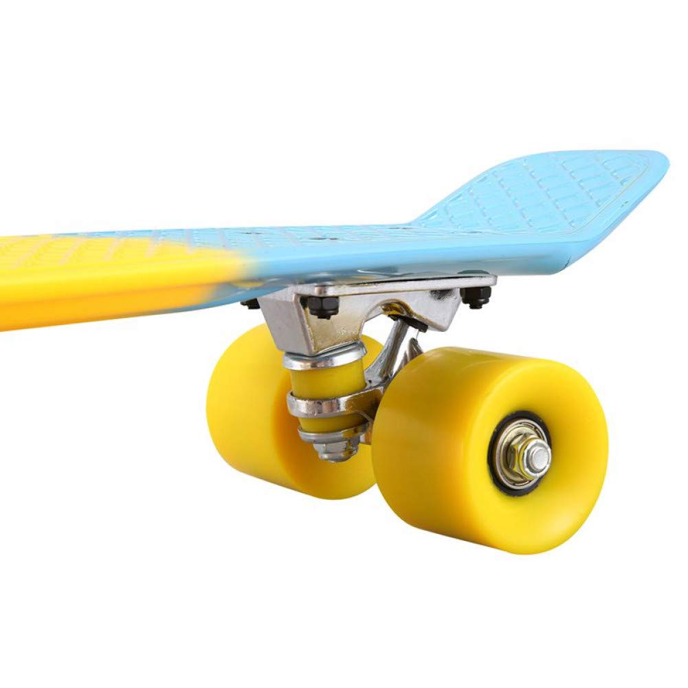 22 inch Mini Skate Board for Kids 22 inch Graphic Retro Board Child Skateboard Cruiser