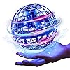 Ciniffo Flying Orb Ball Toy 2025 – Light Up Hand Controlled Boomerang Spinner Mini Drone Toy, Hover Cosmic Globe Ball, Cool Christmas & Birthday Gift for Boys Girls Teens Ages 6+ (Blue)