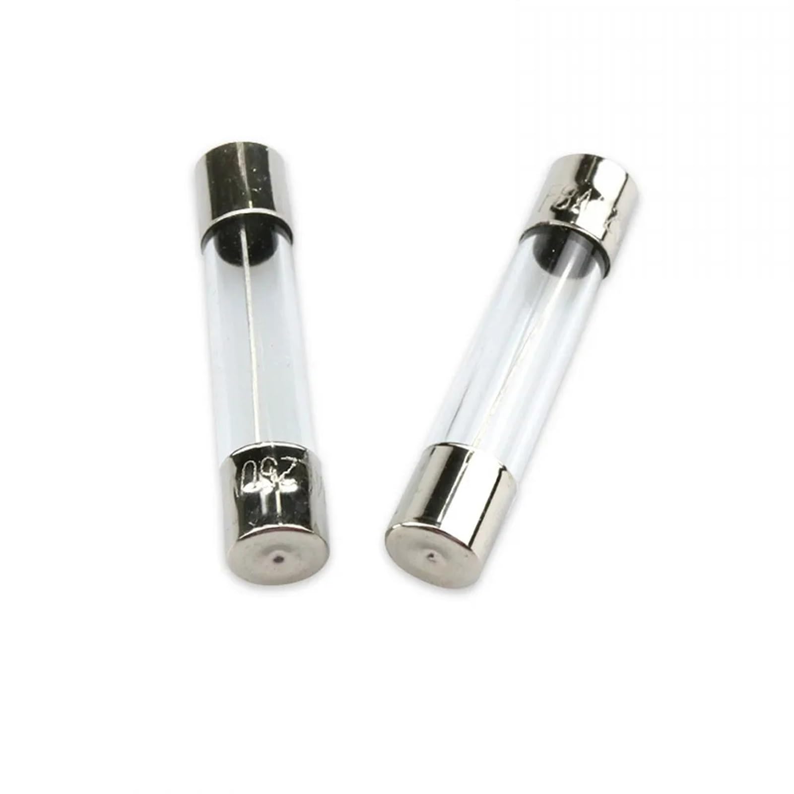 100 szt. 5 x 20 mm szybki szybki dmuchany szklany bezpiecznik rurkowy różne zestawy bezpieczników 1A, 2 A, 3 A, 5 A, 6 A, 8 A, 10 A, 12 A, 15 A, 20 A, 250 V, 5 x 20 mm (25 V)