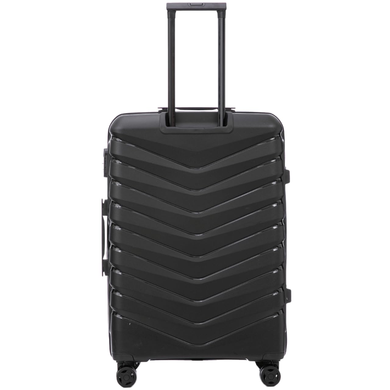 Wings Maleta rígida | Maleta de viaje y trolleys | ultraligero con ruedas | Maleta Trolley Equipaje de mano | Maleta rígida con candado | para avión, Negro , 75x50x30 cm, Maleta