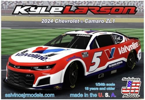 Salvinos JR Kyle Larson 2024 VAL Modelo plástico 1:24