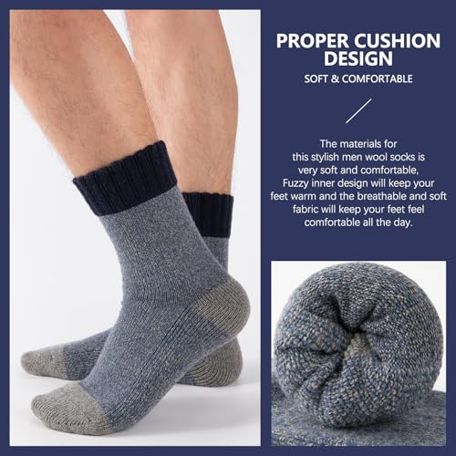 Image of Heatuff Women's 6 Pack Performance Athletic Cushioned Crew Socks With Reinforced Heel & Toe