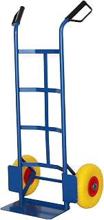 Sponsored Ad – Rhino Racking - Heavy Duty Sack Truck in Blue - Reinforced Industrial Steel - Max Load 325kg