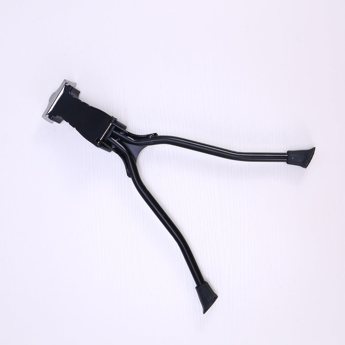 Béquille de Vélo à Double Jambe Noir en Métal, Support Central