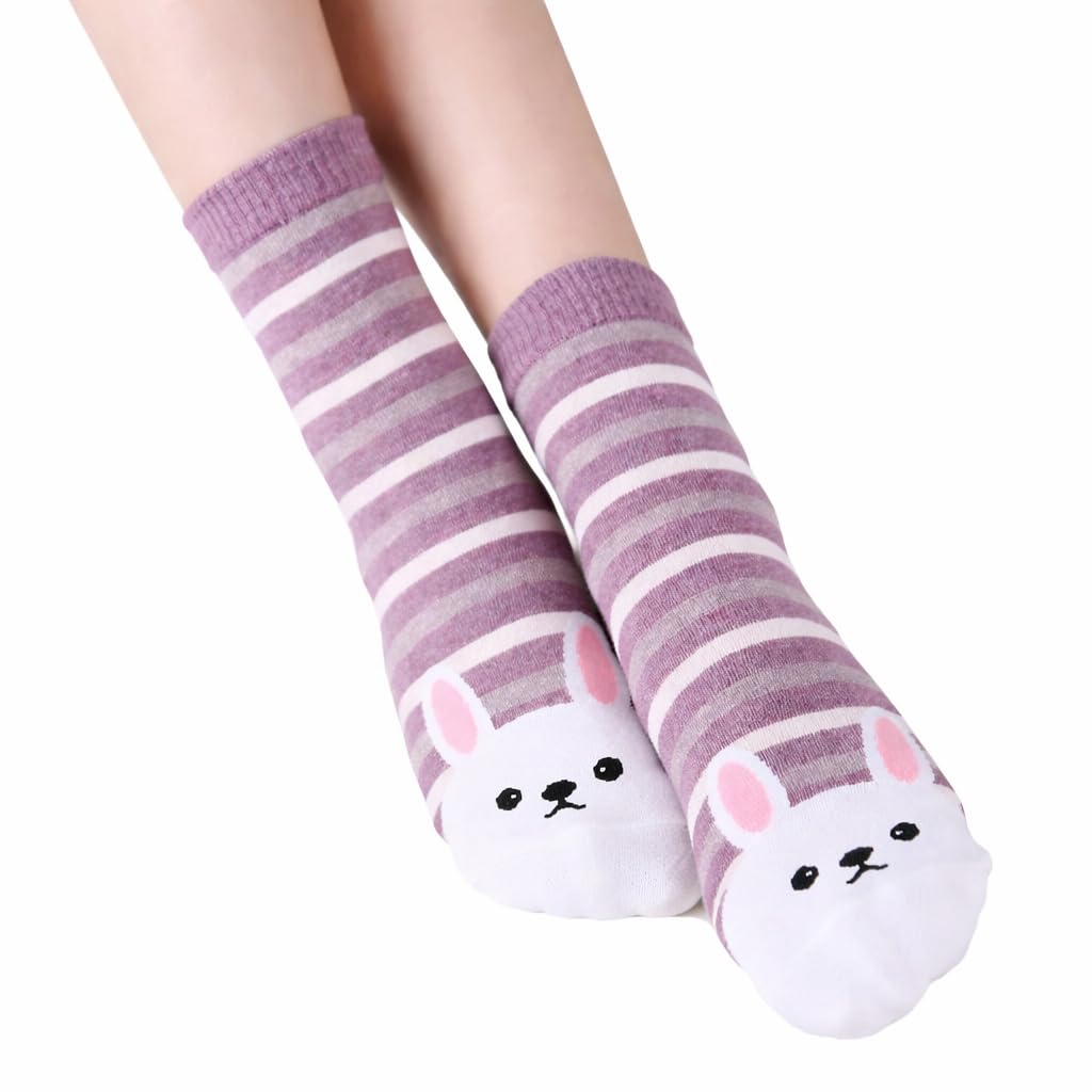 the purple tree Woolen Fuzzy Winter Socks For Women and Girls - 1 Pair, cozy socks for women, cute socks, warm socks-picture-48