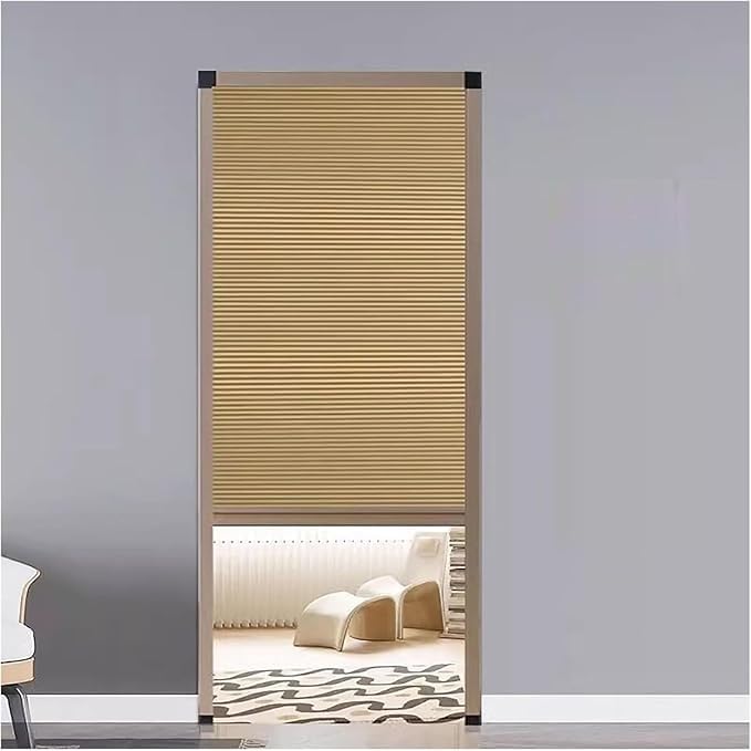 Porte pliante invisible gain de place insonorisée pour placard de cuisine sur mesure