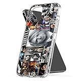 Phone Case Compatible with iPhone 14 Samsung Galaxy 15 Kurt Xr Cobain Pro Max Collage 8 7 X 11 12 Se 2020 13 14 Scratch Waterproof Accessories Transparent