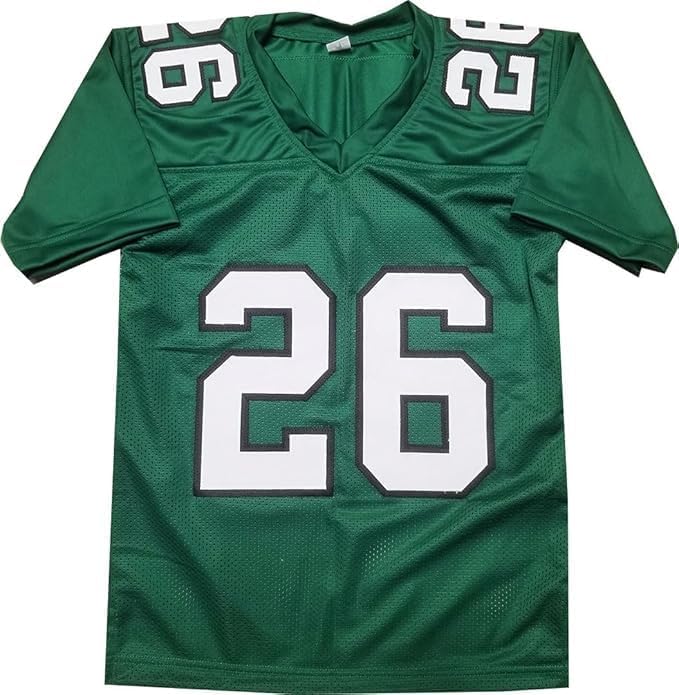 Custom Stitched Saquon Barkley Youth Kelly Green Jersey Size Youth Small