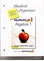 Student Organizer MyMathLab Algebra 1 0321672801 Book Cover