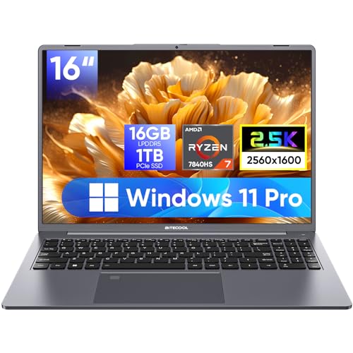 Amazon.co.jp: BiTECOOLノートパソコン 16インチ大画面 Ryzen7 7840HS