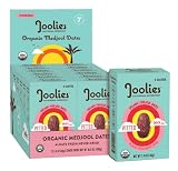 Joolies Organic Medjool Date Snack Pack | 3 Pit-Free Dates, 12 Pack | Fresh California Grown Fruit |