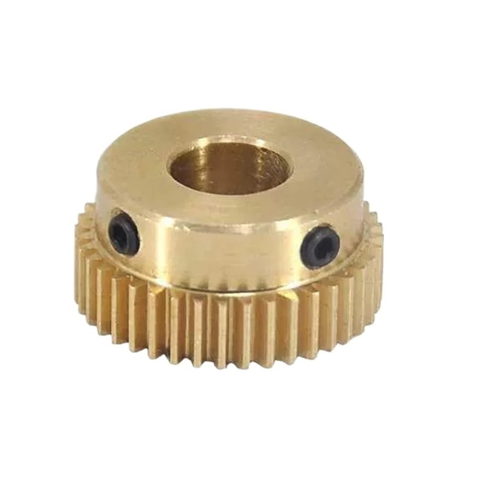Gear, Brass Step Spur Gear 0.5 Module 41 Teeth 3-8mm Bore(4mm bore)