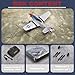 ANBURI RC Plane for Beginners, P51 Remote Control Airplane for Adults, 2.4GHz 3 Channel Fighter Featuring 6 Axis Gyro Stabilizer, Easy to Fly