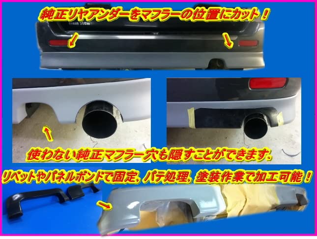 Amazon | 4本出し【ランクル100】シグナス 純正エアロ リヤアンダー 