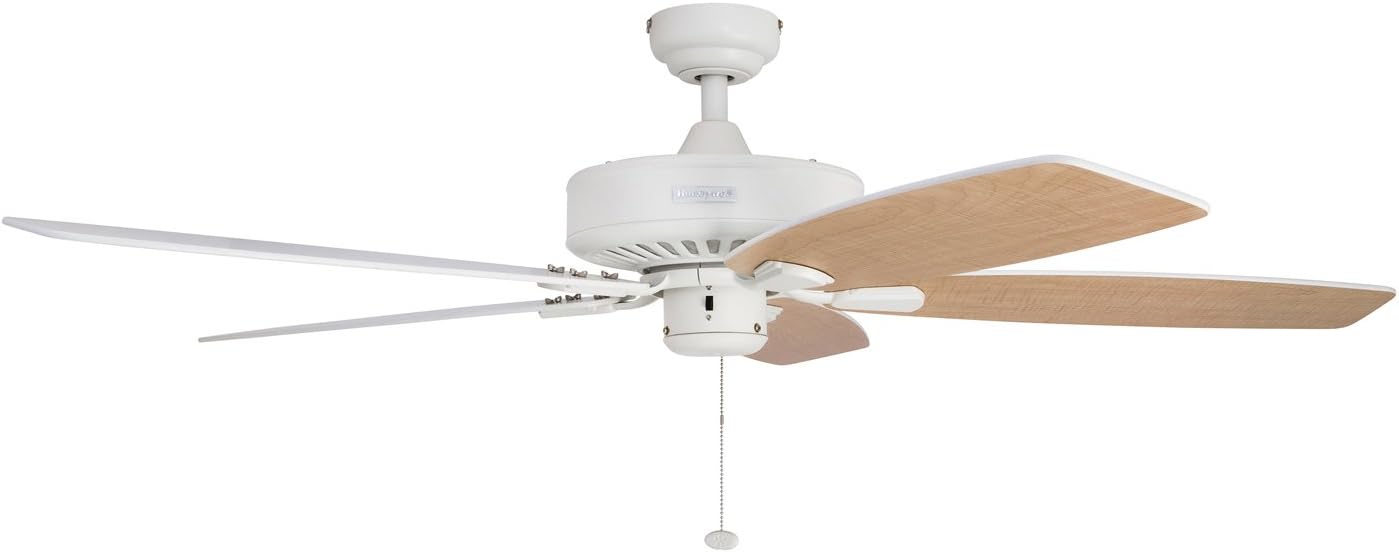 🛒 Crаzу Dеаlѕ Honeywell Sutton 52-Inch Ceiling Fan, Energy Star, Five Reversible White/Maple Blades, White