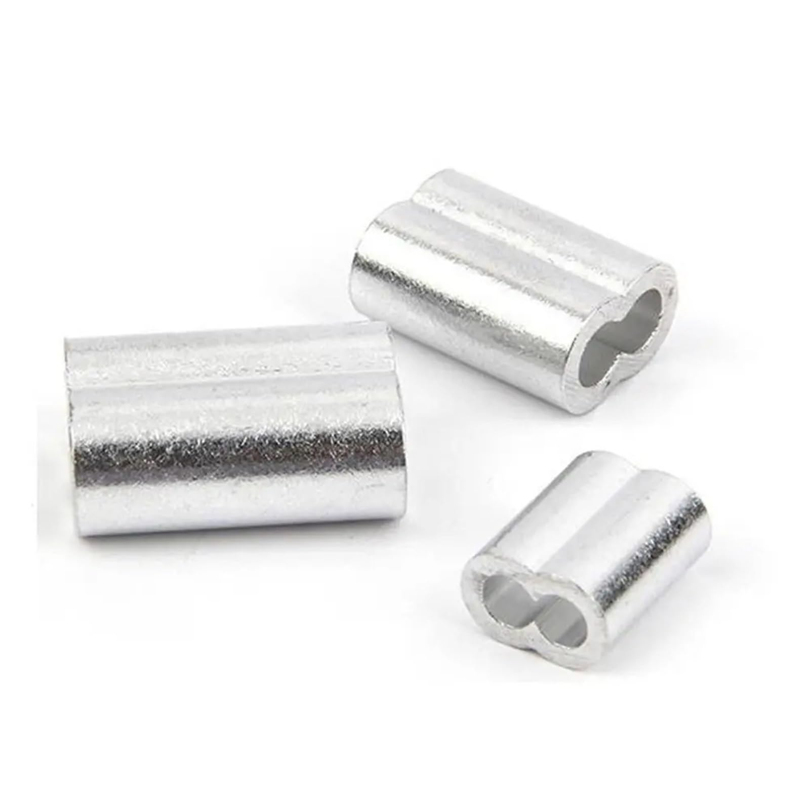 Puntali, Manicotti for crimpare cavi 1000 pezzi Puntali in filo di alluminio Fermacavo for corda a 8 clip fissaggio a forma