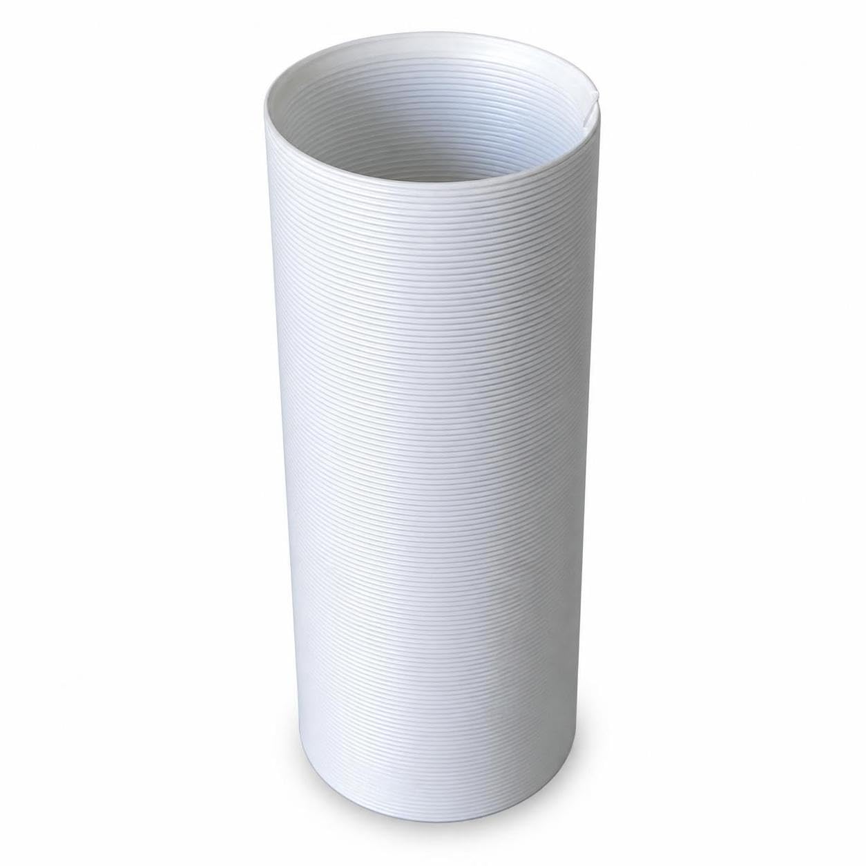 Tubo di Scarico Condizionatore Portatile Tubo di Ventilazione Condotto Flessibile Tubo Estensibile Tubi di Aspirazione in Plastica PP con Filo, Diametro 130mm, lunghezza 5m