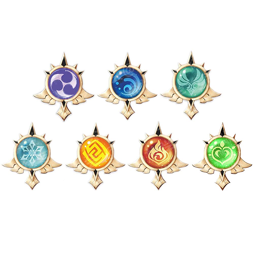 Buy RJZMING Genshin Impact Brooches Game Genshin Impact Cosplay Costume 
