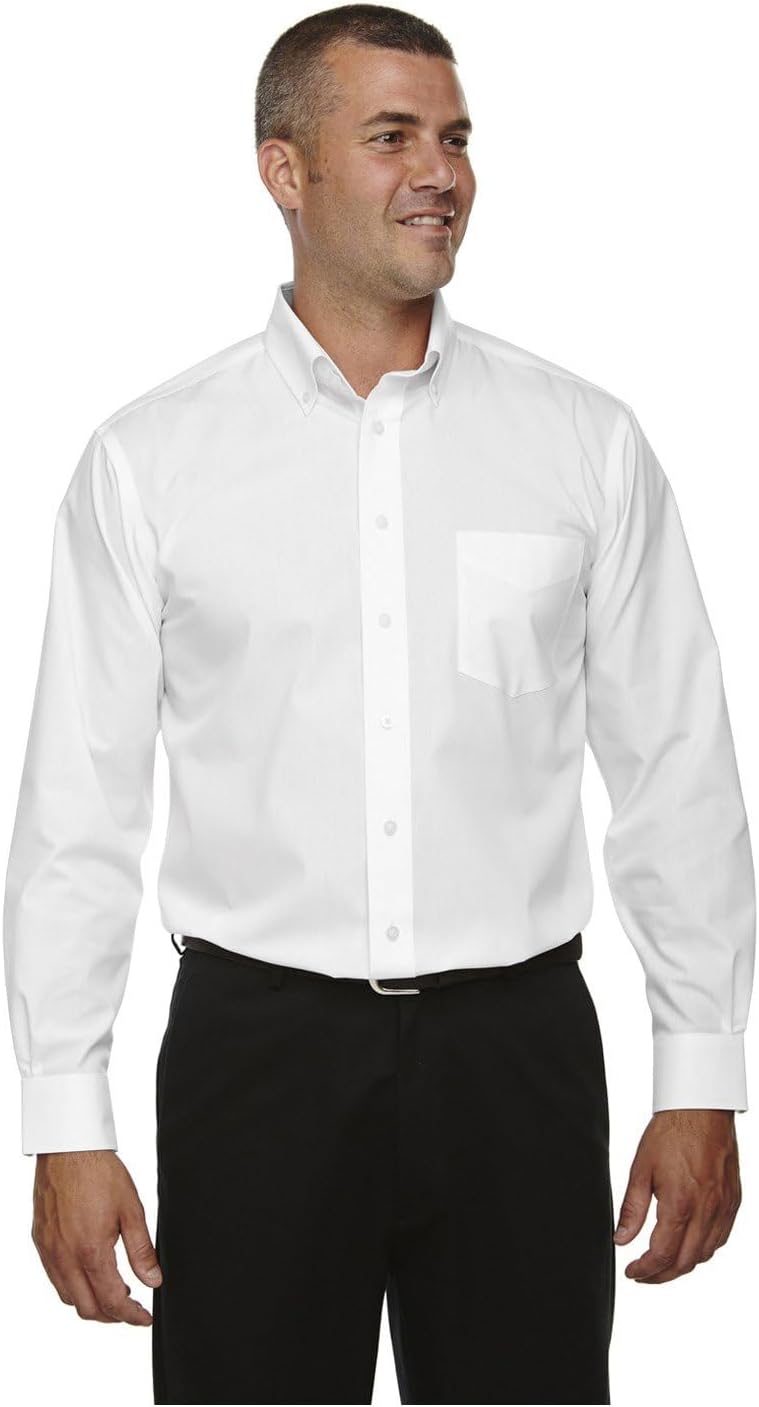 Devon & Jones Crown Woven Collection Solid Broadcloth Shirt