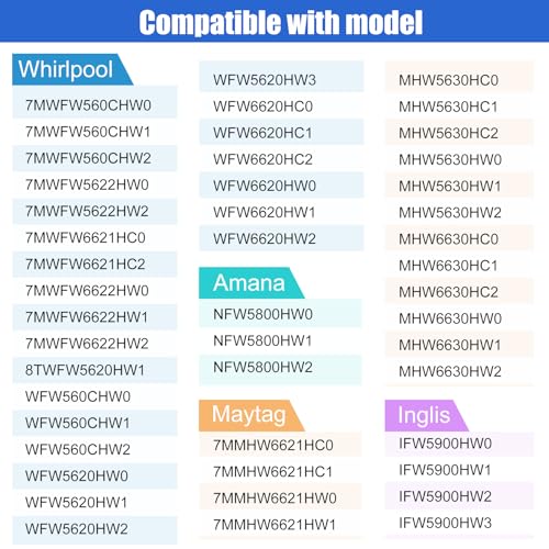 W11314648 W10897390 Washer Door Boot Seal Replacement, W11314648 Washer Door Gasket Compatible with Whirlpool Inglis Amana and Maytag, Replaces AP6835703, 4931032, PS12711495，EAP12711495