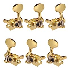 ZYZYZY Tuner Mécanique Tête 6 Pièces Alliage D’alliage D’engrenage D’engrenage Ouvert De Zinc Tuners 3L 3R pour Pièces… - Les Beatles, Paul McCartney, John Lennon, RIngo Starr, George Harrison