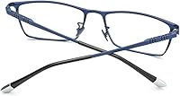 Vista 6 de FONEX, armazón de gafas de titanio para hombre, gafas de montura cuadrada, gafas ópticas completas F85641