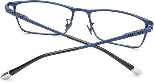 Vista 6 de FONEX, armazón de gafas de titanio para hombre, gafas de montura cuadrada, gafas ópticas completas F85641