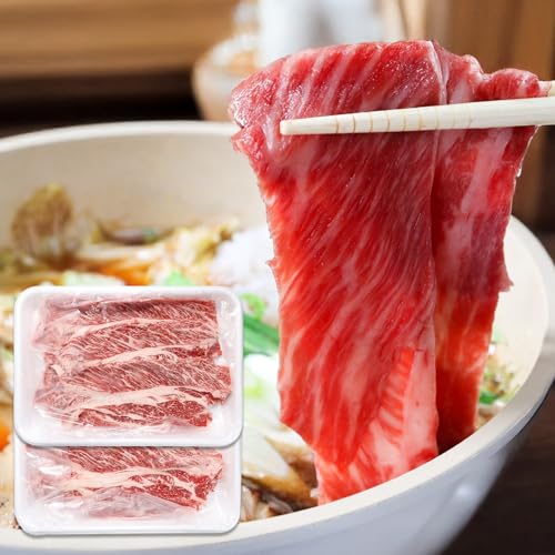 国産牛 ロース すき焼き しゃぶしゃぶ用 500g 薄切り肉 家族用 大容量 冷凍 贈答用 お取り寄せ グルメ ギフト お中元 御歳暮 年末 年始 クリスマス お歳暮