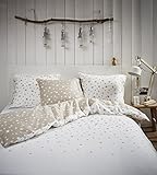 200 x 220 cm Esprit Bettwäsche Raining Stars weiß 200x220