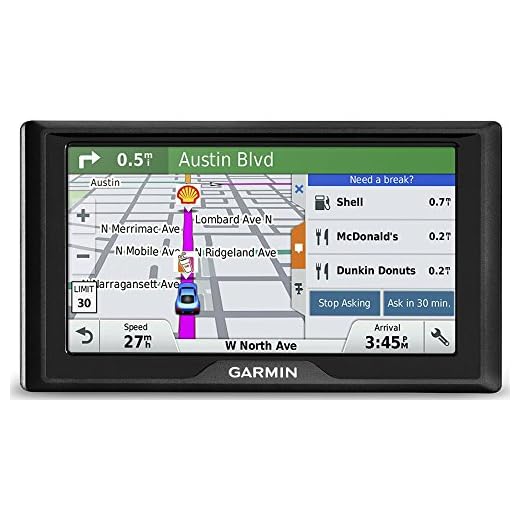 Garmin Drive 50 USA LM GPS Navigator System with Lifetime Maps, Spoken Turn-By-Turn Directions, Direct Access, Driver Alerts, and Foursquare Data