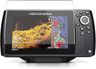 Puccy 3 Pack Screen Protector Film, compatible with humminbird HELIX 7 CHIRP MEGA SI GPS G4 / CHIRP GPS G4N 7" TPU Guard （ Not Tempered Glass Protectors Case Cover）