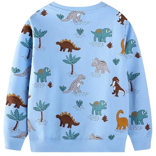 Image of Hongshilian Unisex Kids Cute Cartoon Cotton Sweater Shirt