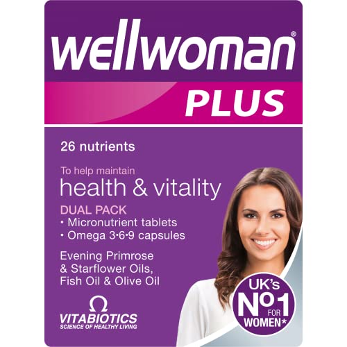 Vitabiotics Wellwoman Plus Omega 3 6 9 56 Tablets/Capsules Tastyfactory