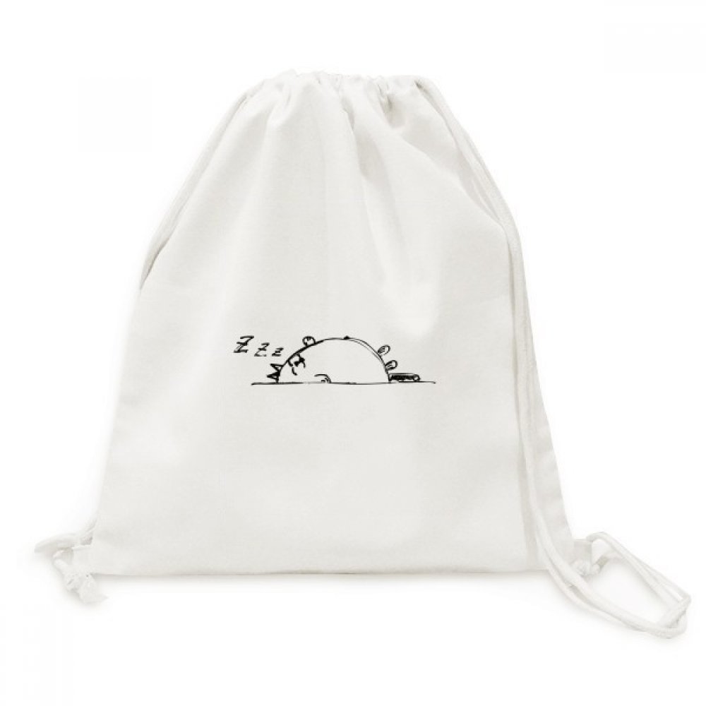 Sac toile drawstring backpack voyage lazy cat souple et logeable