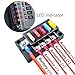 Fuse Box, 12V Fuse Block with 60 Amp Circuit Breaker, Marine Automotive Inline Fuse Holder Switch Blocks Replacement Kit - LED Indicator&Damp-Proof Waterproof Cover, 3-15 AWG 60A Reusable