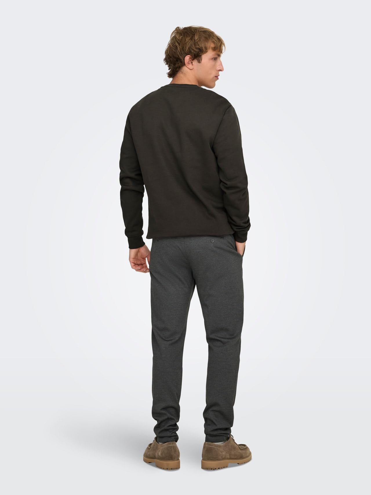 ONLY & SONS Herren Chino Hose ONSMARK 2911 - Slim Fit - Schwarz W28-W38 Stretch
