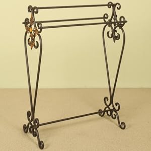 Oil Rubbed Bronze Metal Quilt Rack Oil Rubbed Bronze Metal Quilt Rack