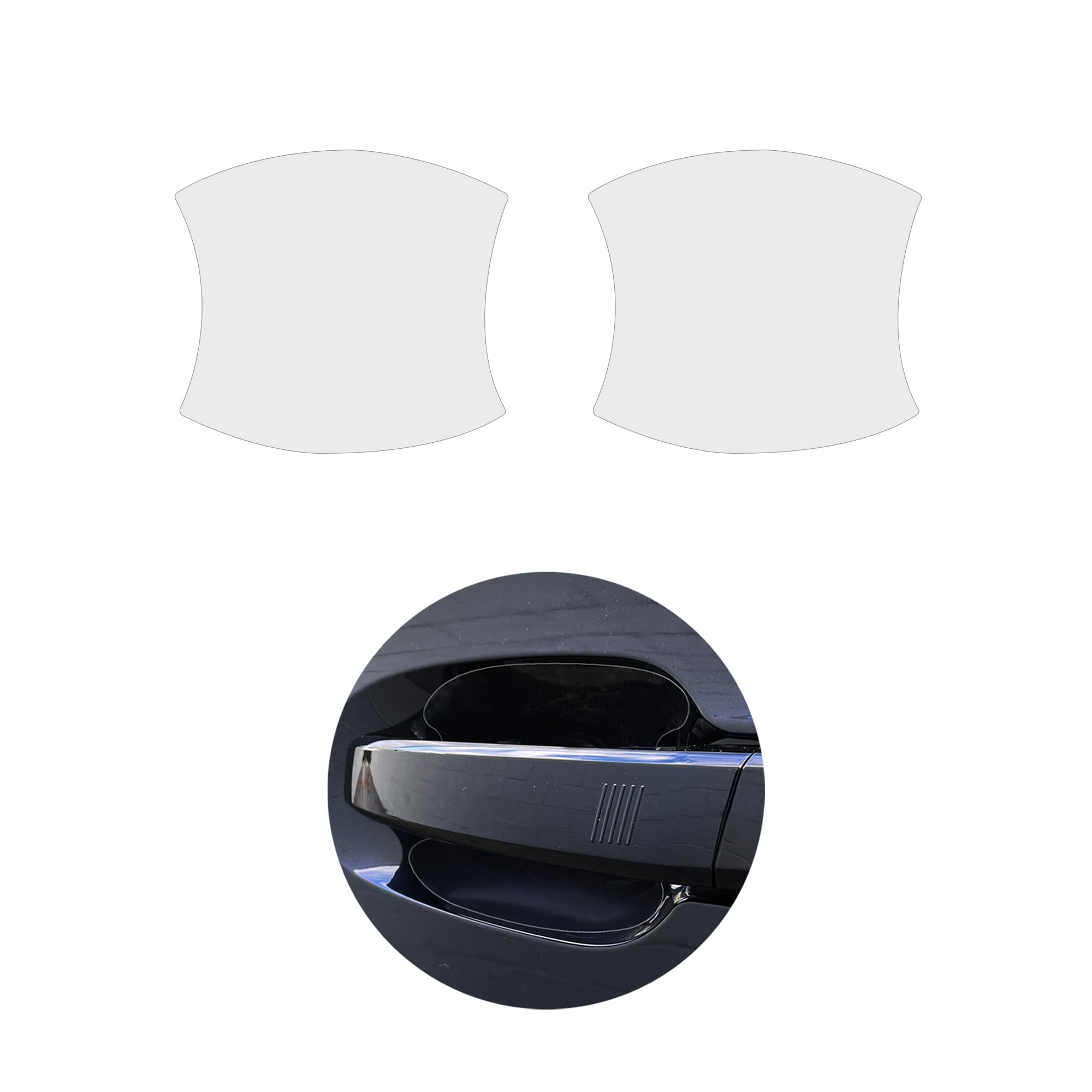 YelloPro Custom Fit Door Handle Cup 3M Scotchgard Paint Protector Film for 2014 2015 2016 2017 2018 2019 2020 2021 2022 BMW i3, i3s 2Door Hatchback