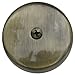 Simpatico 31595A Bath Tub Overflow Plate with Screws of 1-Hole, Antique Brass