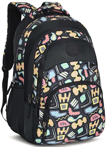 Image of BEAUTY GIRLS BY HOTSHOT FLORAL 1594|SCHOOL BAG|TUTION BAG|COLLEGE BACKPACK|LARGE SIZE|WATER RESISTANT|19 INCH|FOR GIRLS & WOMEN|36 LITERS BACKPACK