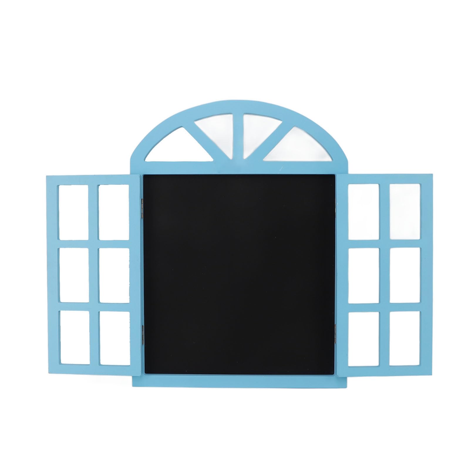 Letrero, tablero de mensajes, tablero de letras, ventana falsa, pizarra de tiza, cartel, pizarra negra, cartel, decoración versátil, fácil de colgar, tablero de mensajes para (azul)
