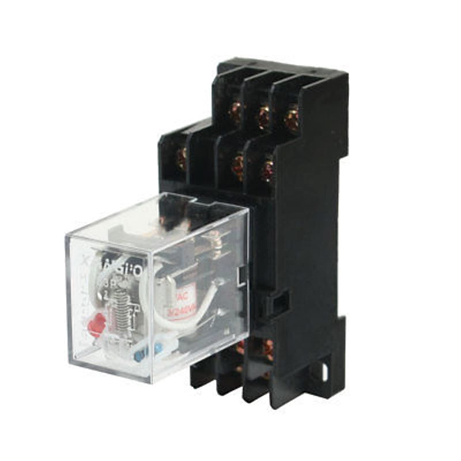 Relais de puissance HH53P 220V CA haute conductivité avec socle robuste PYF11A, x2