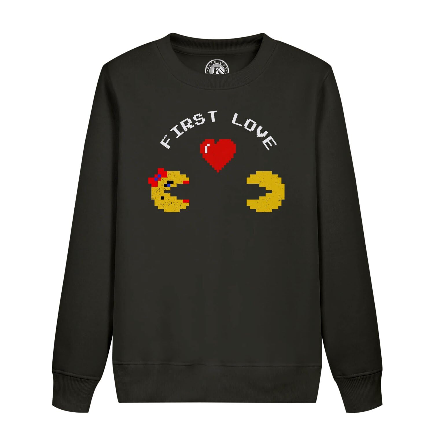 Sweatshirt 8 bit enfant au motif rétro gaming et texture douce